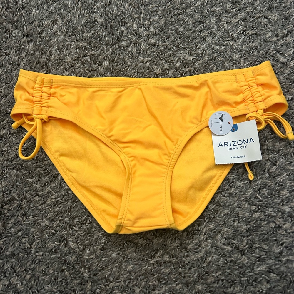 Arizona Jean Co yellow/orange bathing suit bottoms